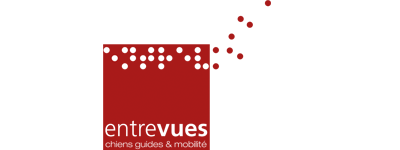 Logo Entrevues - Chiens guides et mobilité